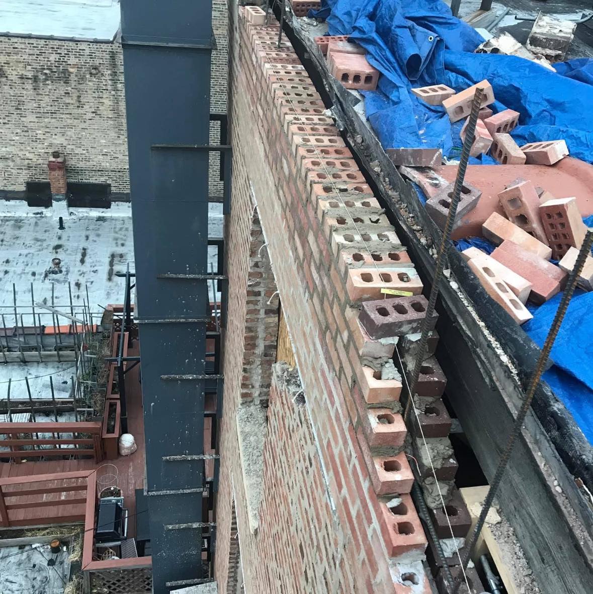 Brick and block masonry construction